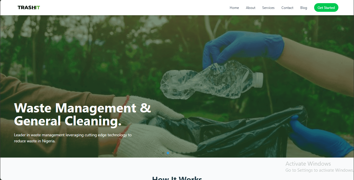 Trashit Environmental Services Platform